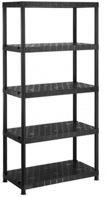 Estantería Plastico Sigma 15 Negra 172x38x71 Estantería Plastico Sigma 15 Negra 172x38x71